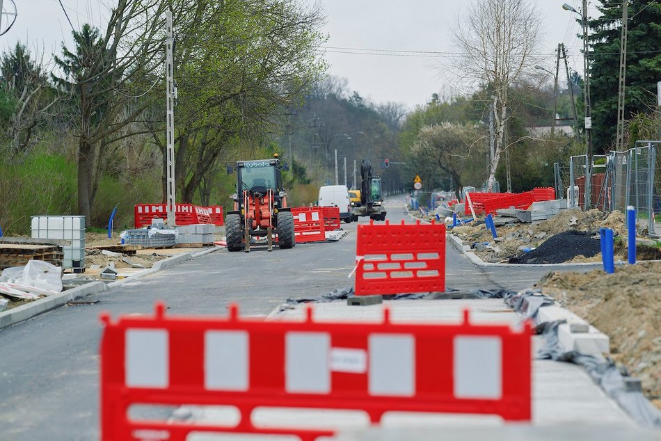 Łódź. Remont Biegunowej