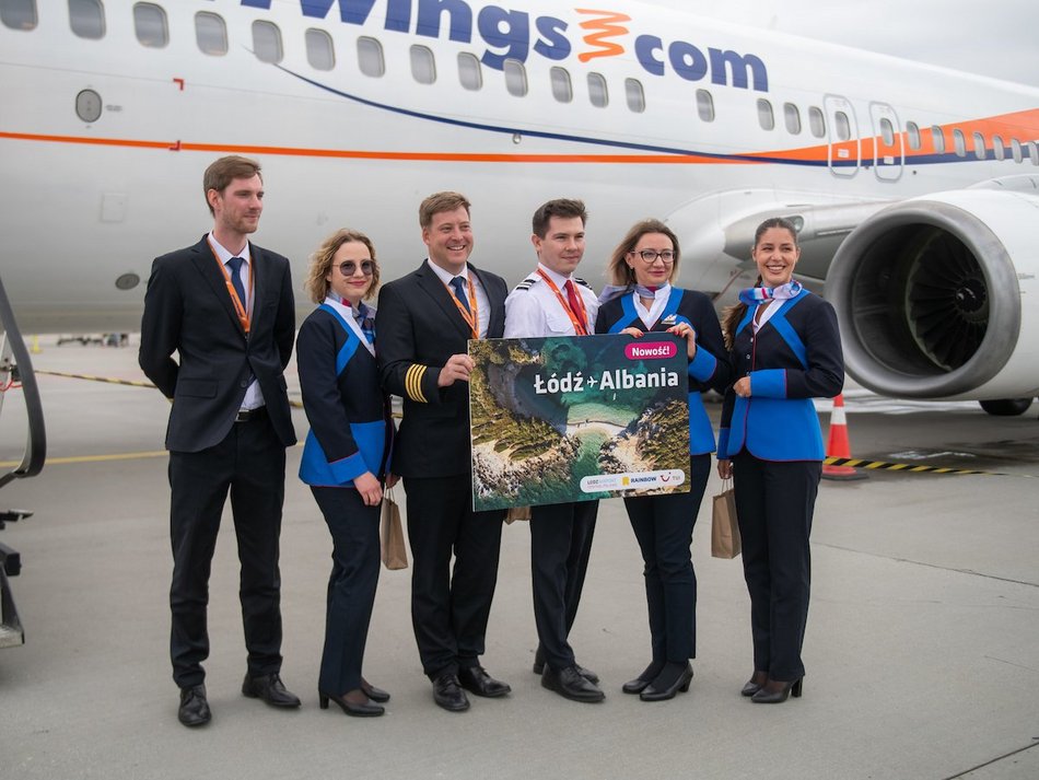 Łódź. Z lotniska w Łodzi prosto do Albanii! Wystartowały pierwsze loty czarterowe