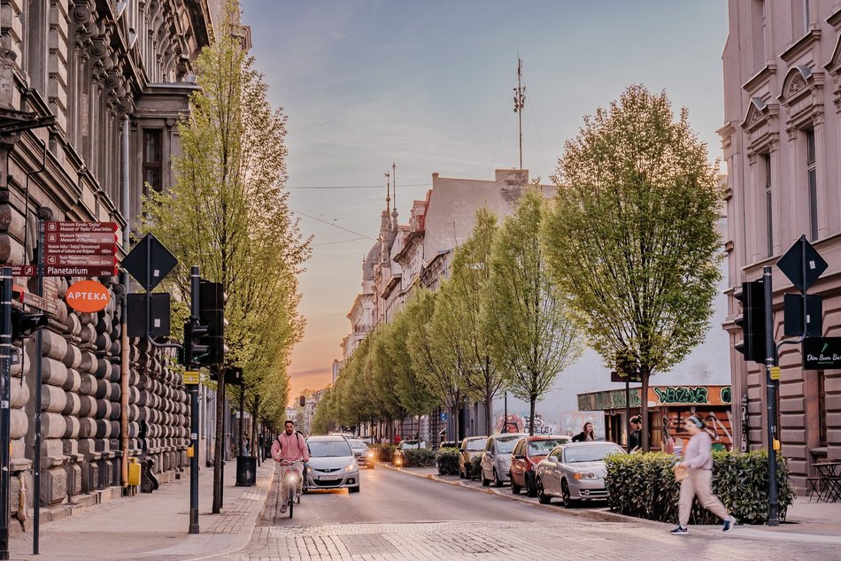 Skwer na rogu ul. Kilińskiego i Rewolucji 1905 r.