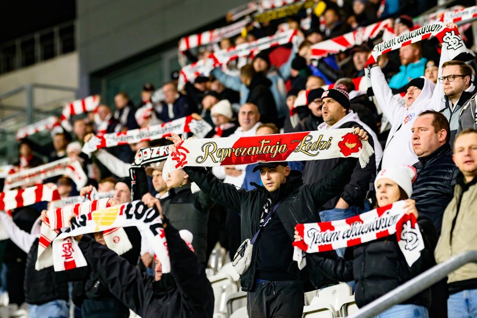 Łódź. Kibice na meczu ŁKS Łódź - Śląsk Wrocław. Byłeś/aś? Znajdź się w galerii