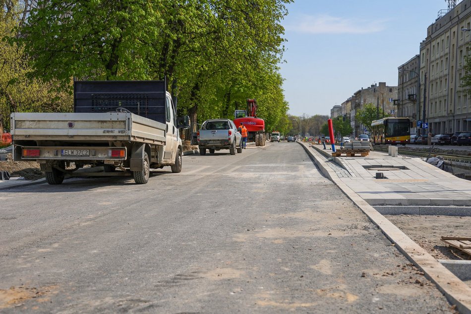 Bulwary Północne - koniec remontu na nitce północnej