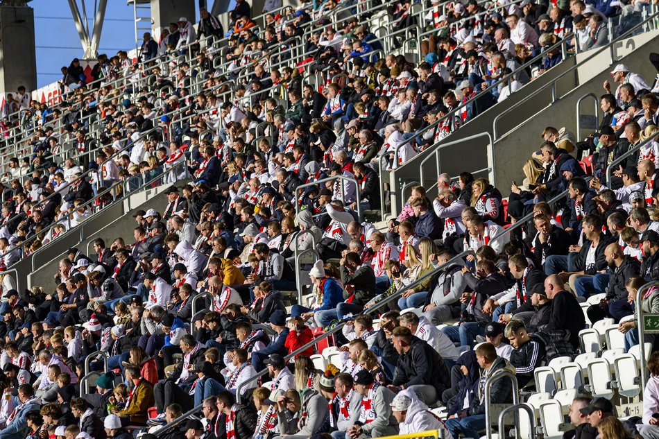 Kibice na meczu ŁKS Łódź z GKS Tychy. Byłeś? Znajdź się w galerii!