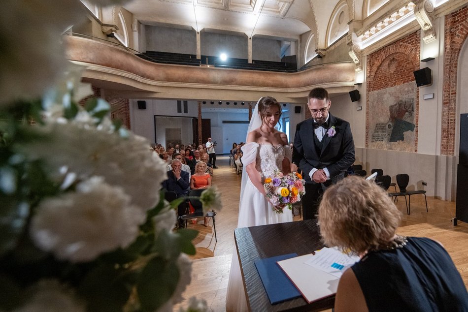 Łódź. Niezwykły ślub w Grand Hotelu w Łodzi. Para młoda wylicytowała go na aukcji WOŚP