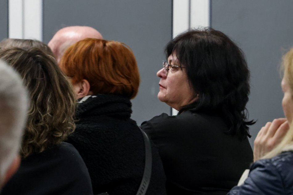 Łódź. Kolej Dużych Prędkości w Łodzi. Pełna sala na spotkaniu z inwestorem i wykonawcą