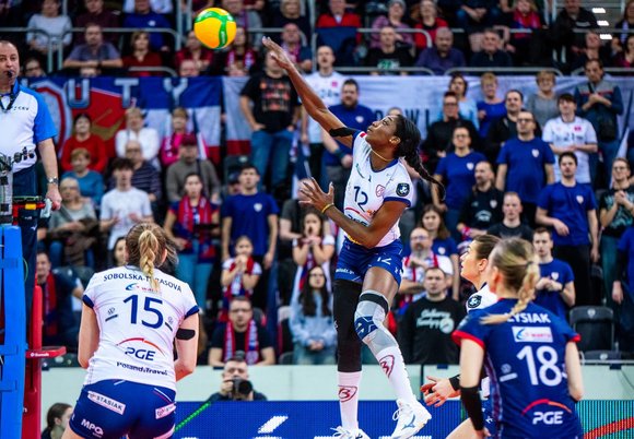 Łódź. PGE Grot Budowlani Łódź - Pallavolo Scandicci. Włoszki za mocne dla łodzianek