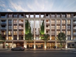 Łódź. Nowe mieszkania przy Pomorskiej. Narożnik zabudowany