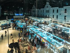 II Łódzkie Targi Książki na dworcu Łódź Fabryczna