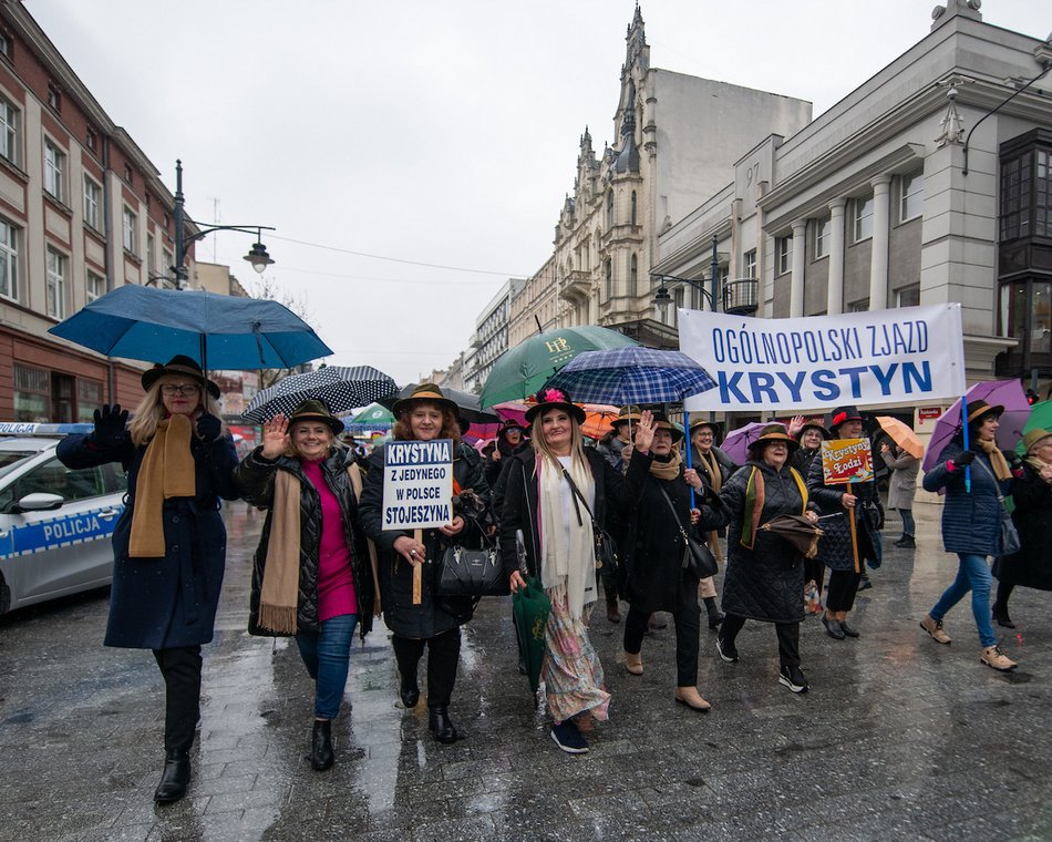 Łódź. Ogólnopolski Zjazd Krystyn! Piotrkowską przeszły setki imienniczek z całej Polski
