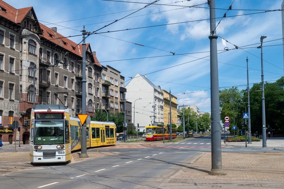 Łódź. Remont torowiska przy Kościuszki i Mickiewicza