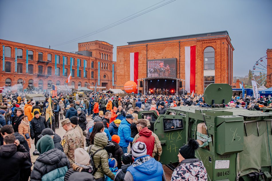 Piknik Niepodległościowy w Manufakturze. Zobacz, jak świętowali łodzianie!