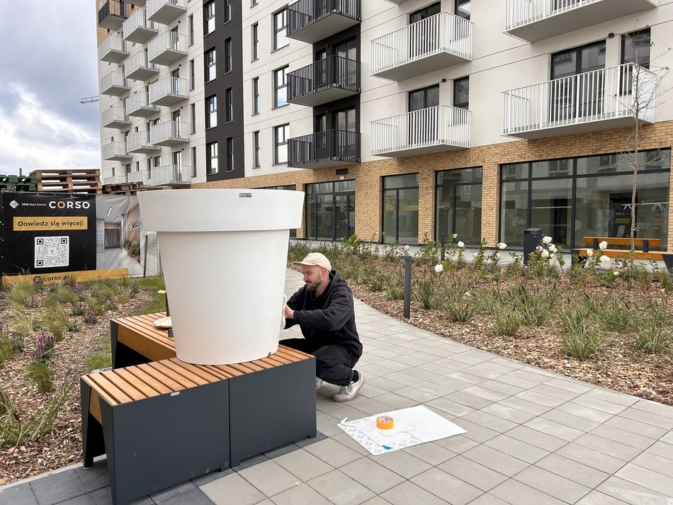 Sztuka wychodzi z galerii na ulice. Ten projekt to artystyczna wizytówka osiedla CORSO