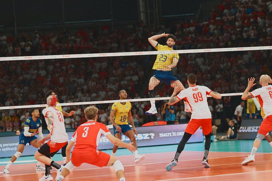 Łódź. Polska gra z Brazylią! Pełne trybuny w Atlas Arenie w Łodzi