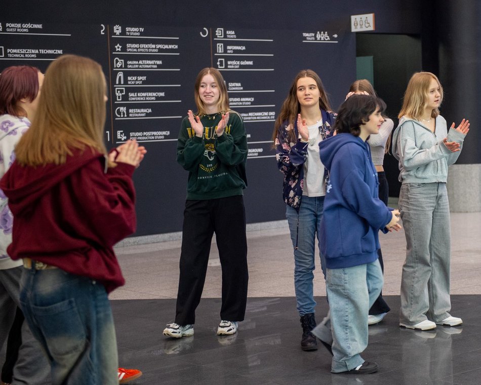 EC1 Łódź - belgijkę tańczą licealiści z II LO, III LO i XI LO