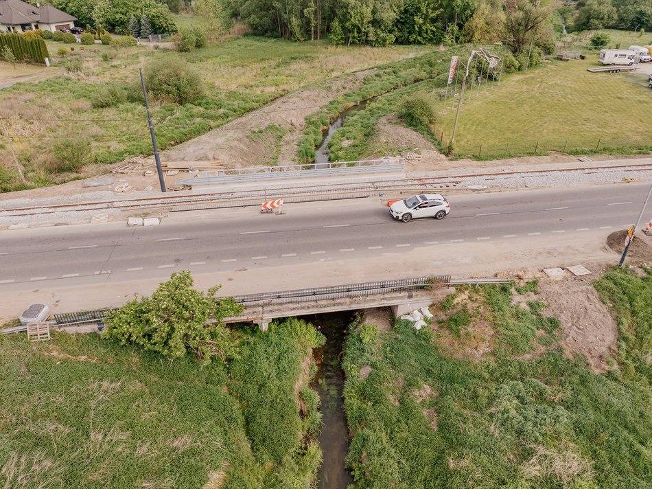 Budowa torowiska do Konstantynowa