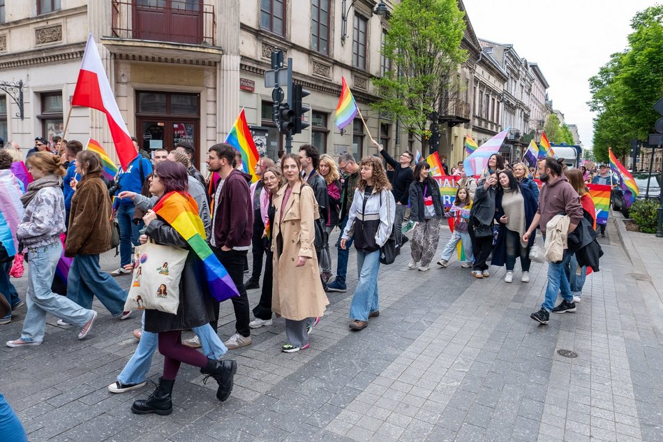 Łódź. Marsz Równości Łódź 2026 przeszedł ulicami miasta. Święto szacunku i tolerancji!