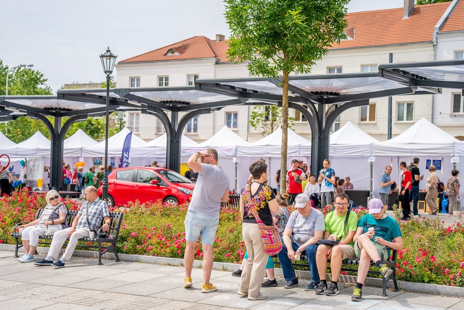 Łódź. Piknik bez barier w Łodzi. Stary Rynek tętnił życiem i pozytywną energią