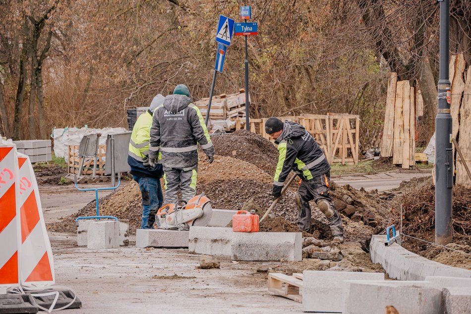 Remont ulic Sienkiewicza i Tymienieckiego, Łódź