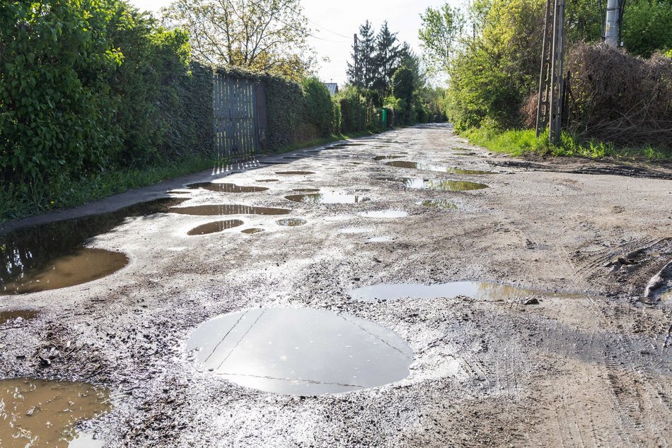 Łódź. Remonty ulic gruntowych w Łodzi