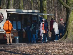 Tłumy w Parku Julianowskim w Łodzi