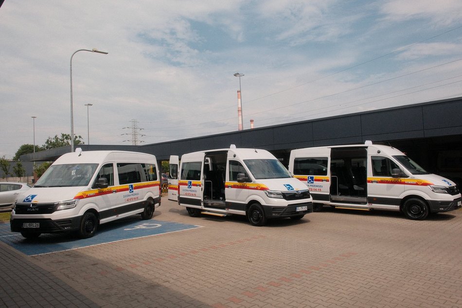 Nowe samochody MPK Łódź do przewozu osób z niepełnosprawnościami