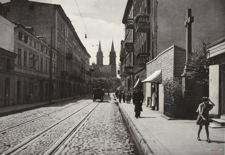 Ulica Wojska Polskiego między ul. Franciszkańską a ul. Zgierską - lata 1937-1939