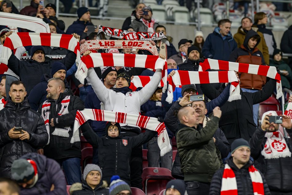 Kibice na meczu ŁKS Łódź z Legią Warszawa. Byłeś? Odszukaj się na trybunach!