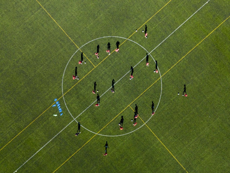 Boiska treningowe przy ul. Małachowskiego w Łodzi