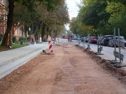 Remont Tymienieckiego w Łodzi. Widać już zarys nowej jezdni