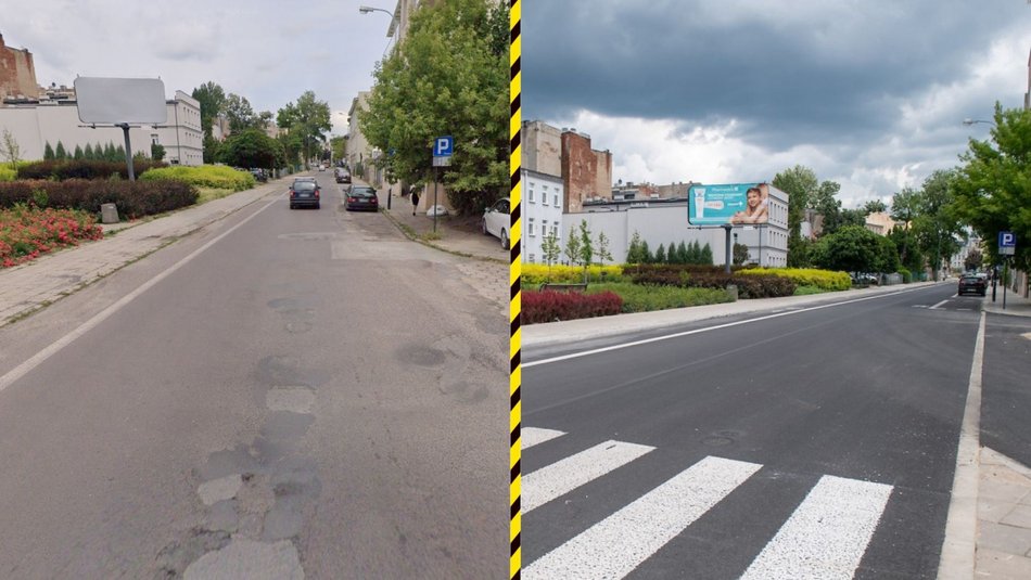 Łódź. Wielkie remonty dróg zmieniły Śródmieście Łodzi. Nowe jezdnie, chodniki i parkingi