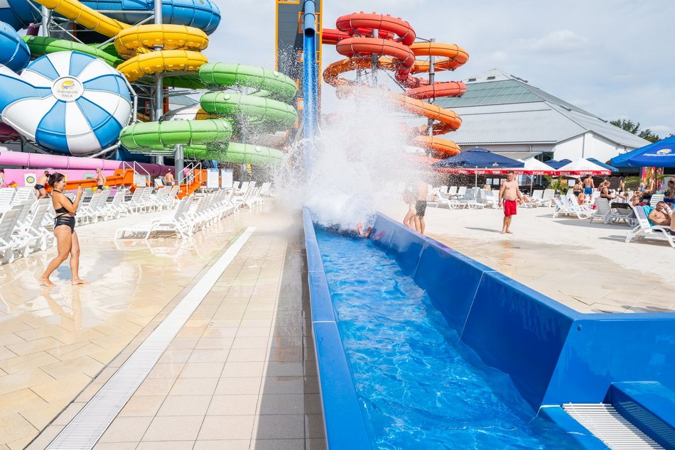 Zakończenie wakacji w Aquaparku Fala