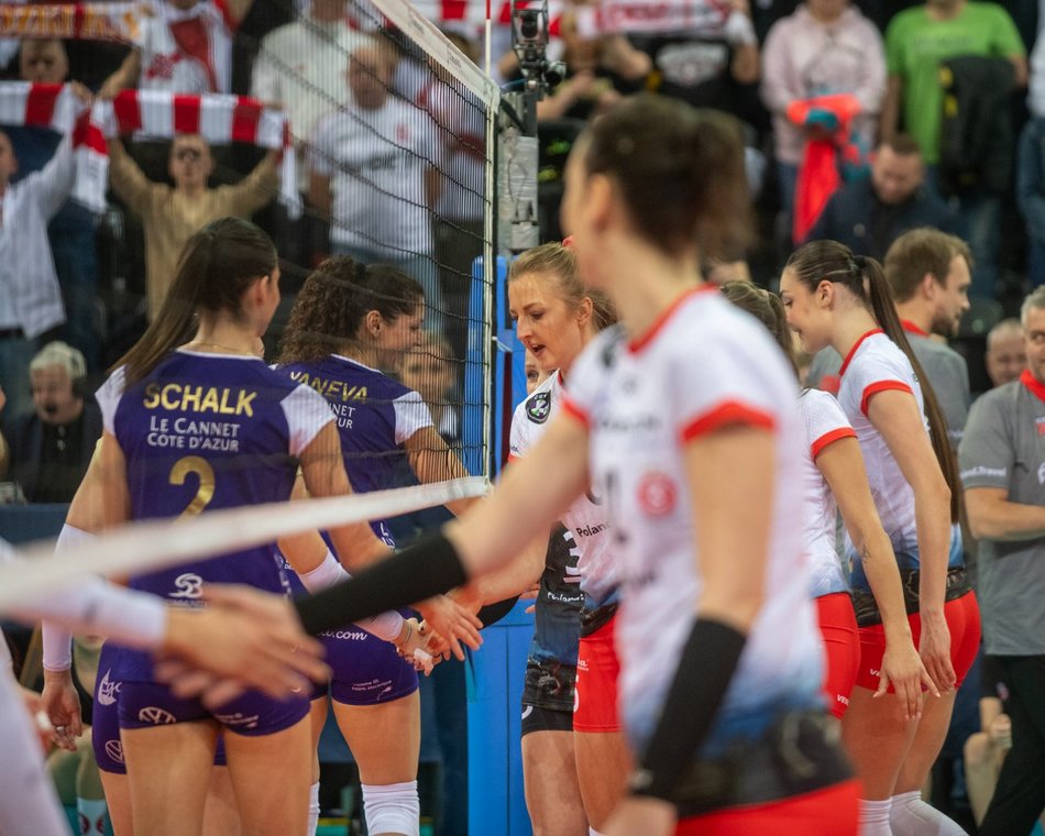 siatkarki podczas meczu