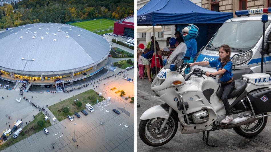 Łódź. Bieg i piknik z okazji Święta Policji w Łodzi. Sport, zabawa i edukacja przy Atlas Arenie