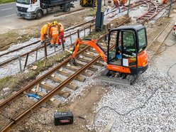 Łódź. Przebudowy torowisk