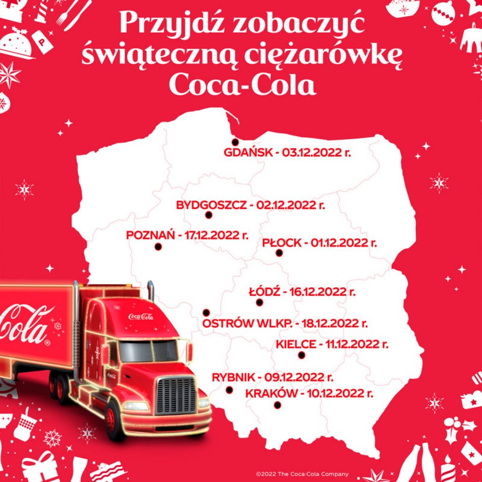 Świąteczne ciężarówki Coca-Coli ruszają w trasę! Kiedy przyjadą do Łodzi?