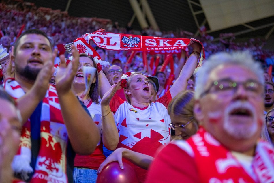 Łódź. Liga Narodów w Atlas Arenie w Łodzi. Byłeś/aś pierwszego dnia? Znajdź się w galerii!
