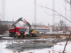 Łódź. Pierwsze koparki na budowie przy Pabianickiej