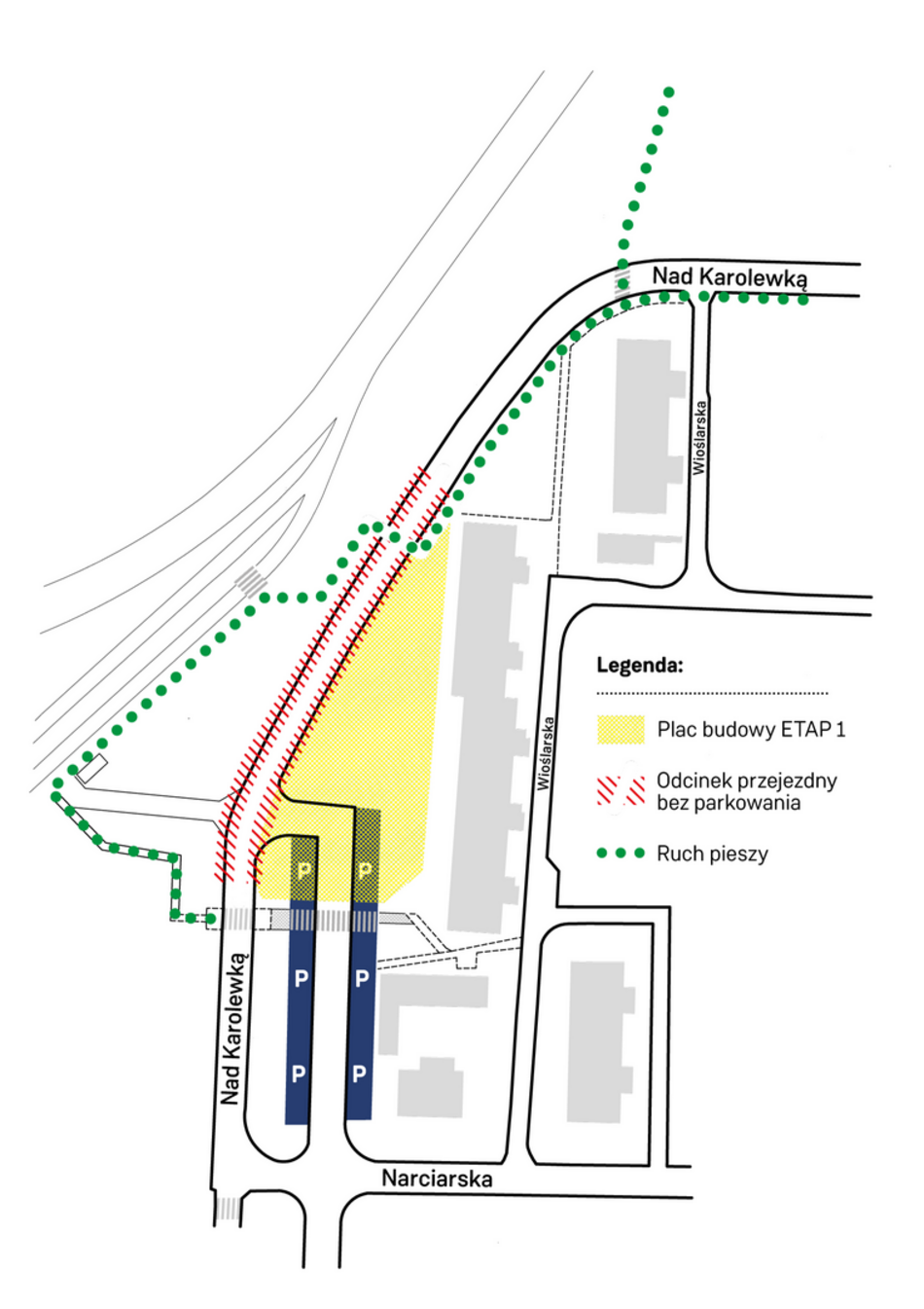 Łódź. Kolej Dużych Prędkości. Zmiany w ruchu na Karolewie