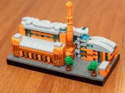 EC1 Łódź z klocków Lego, model autorstwa Michała Dudy