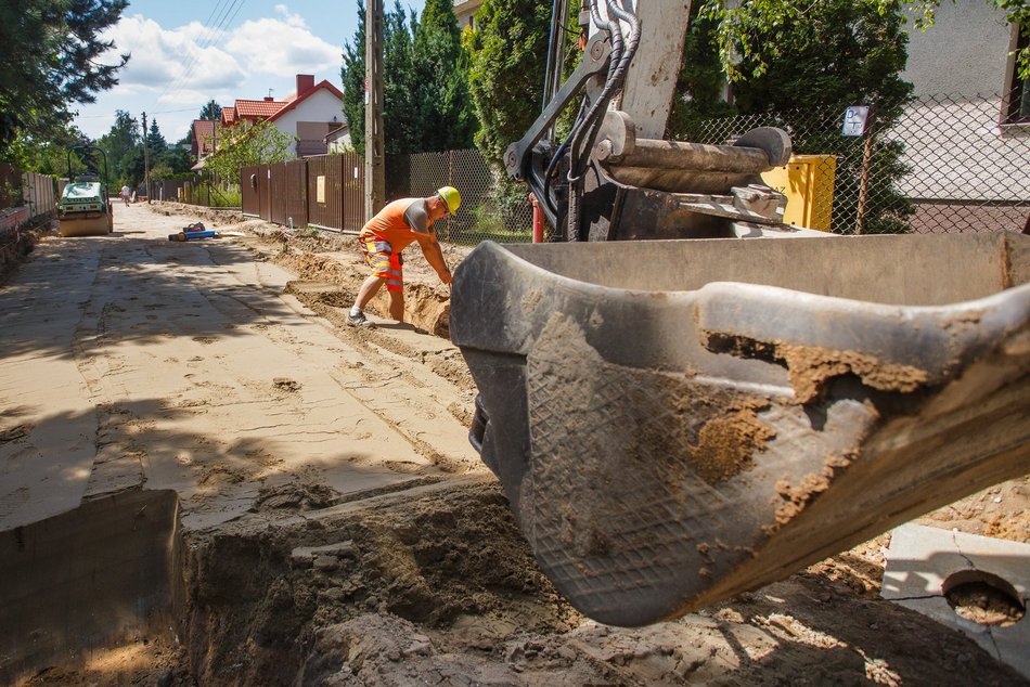 Ulica Kupały w remoncie 