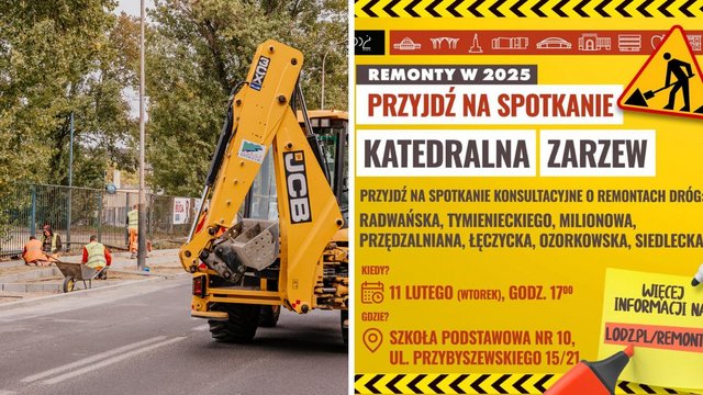 Remonty dróg w centrum Łodzi. Przyjdź na spotkanie i poznaj szczegóły