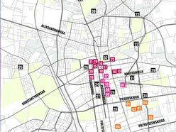 Noc Muzeów Łódź 2024 - mapa