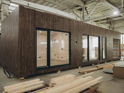 Łódź. dom modułowy