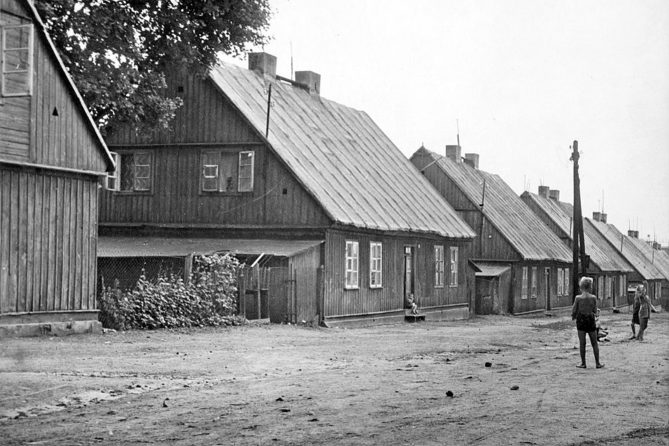 Łódź. Domki kunitzerowskie