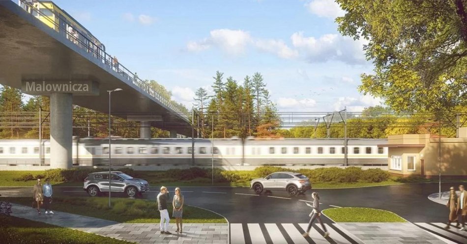 Łódź. Wiadukt na ul. Malowniczej