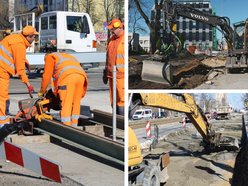Remonty ulic w Łodzi po zimowej przerwie. Drogowcy wrócili i pracują pełną parą