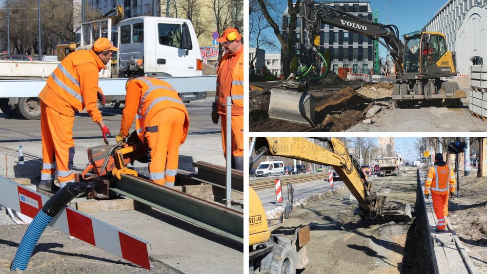 Remonty ulic w Łodzi po zimowej przerwie. Drogowcy wrócili i pracują pełną parą