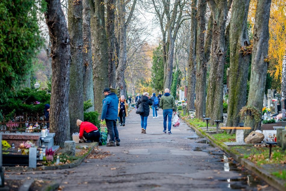 Łodzianie już na Starym Cmentarzu w Łodzi. Tak odwiedzają bliskich