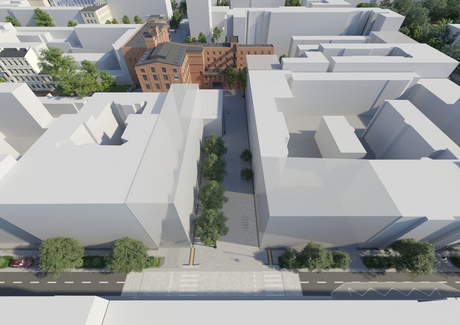 Fabryka przy ul. Sienkiewicza 63 - wizualizacja