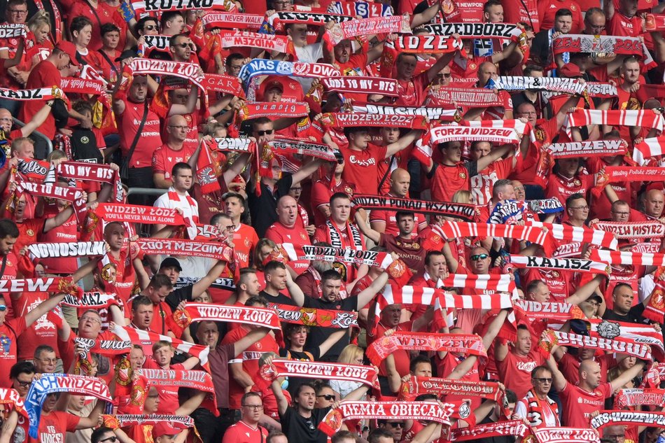 Kibice na meczu Widzewa Łódź kontra GKS Katowice. Byłeś/aś? Znajdź się w galerii