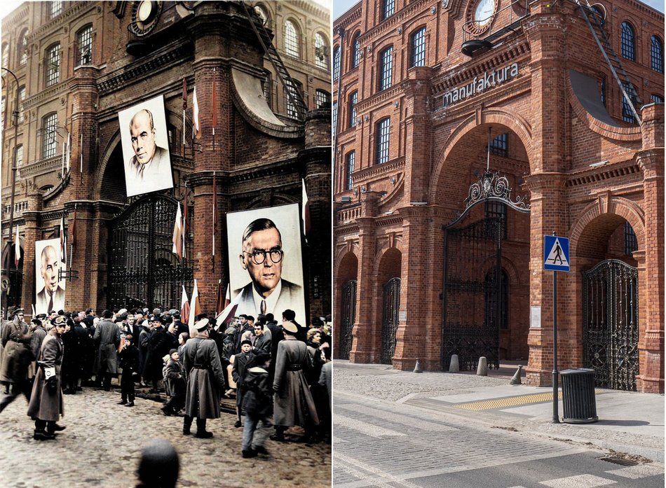 dawna obecna lodz refotografie